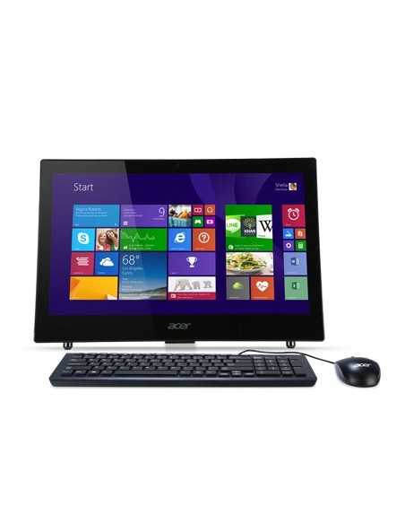 Acer Aspire Z1-601 Intel® Celeron® 47 cm (18.5") 1366 x 768 Pixel 4 GB DDR3-SDRAM 500 GB HDD PC All-in-one Windows 10 Home Nero