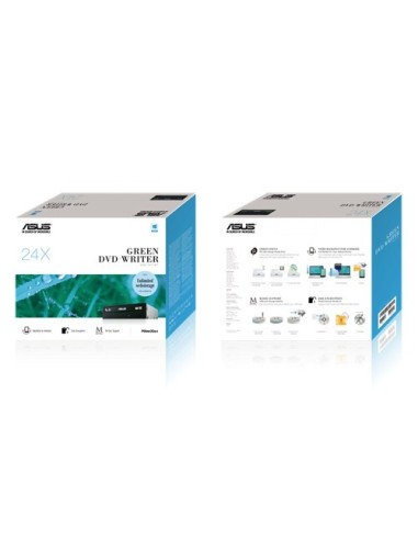 ASUS DRW-24F1MT lettore di disco ottico Interno DVD±RW Nero