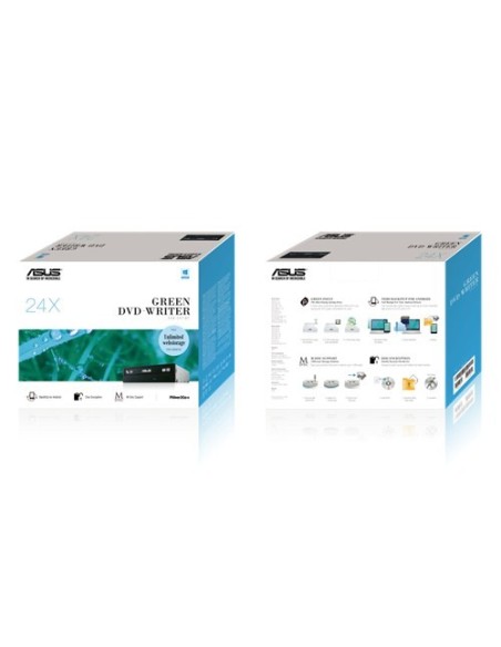 ASUS DRW-24F1MT lettore di disco ottico Interno DVD±RW Nero