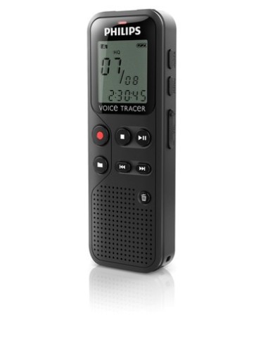 Philips DVT1100 dittafono Memoria interna Nero