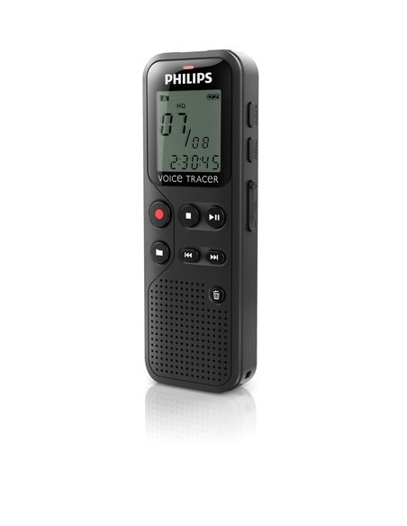 Philips DVT1100 dittafono Memoria interna Nero