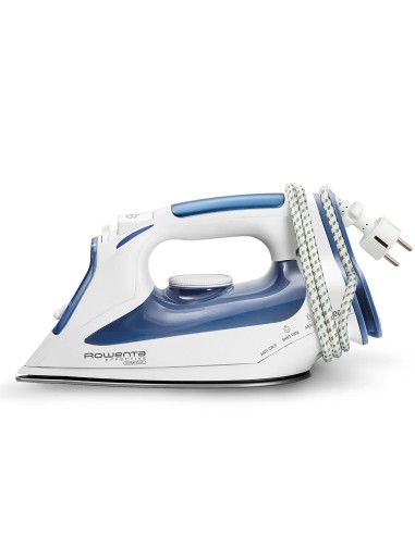 Rowenta Effective Comfort Ferro a vapore Acciaio inossidabile 2200 W Blu, Bianco