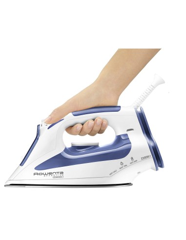 Rowenta Effective Comfort Ferro a vapore Acciaio inossidabile 2200 W Blu, Bianco