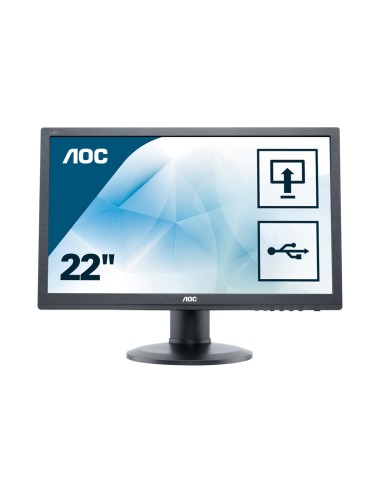 AOC 60 Series E2260PWHU LED display 54,6 cm (21.5") 1920 x 1080 Pixel Full HD Nero