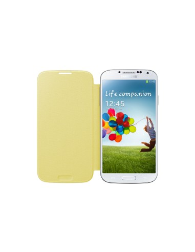 Samsung Flip Cover custodia per cellulare Custodia flip a libro Giallo