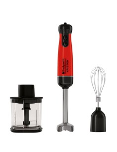 Hotpoint HB 0703 AR0 frullatore 0,75 L Frullatore ad immersione 700 W Nero, Rosso