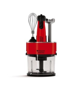 Hotpoint HB 0705 AR0 frullatore 1 L Frullatore ad immersione 700 W Nero, Rosso