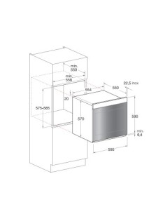 Hotpoint OK 89E D 0 X HA forno 74 L 2600 W A Nero, Acciaio inossidabile 2