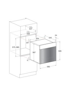Hotpoint FH 103 0 IX HA forno 60 L 2800 W A Acciaio inossidabile 2
