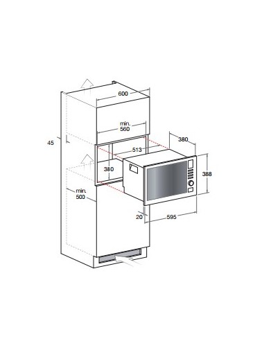 Hotpoint MWK 222.1 X HA forno a microonde Da incasso 25 L 900 W Acciaio inossidabile