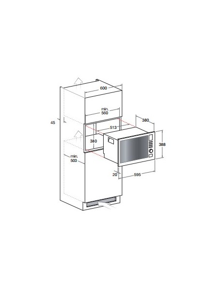 Hotpoint MWK 222.1 X HA forno a microonde Da incasso 25 L 900 W Acciaio inossidabile
