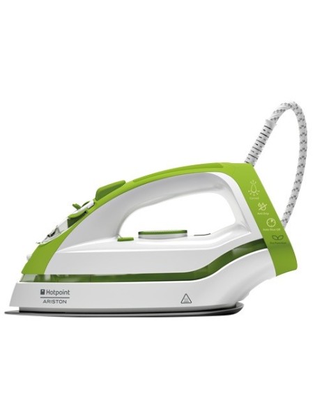 Hotpoint SI C35 CKG ferro da stiro Ferro da stiro a secco e a vapore Ceramica 2200 W Verde, Bianco
