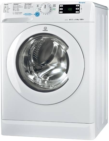 Indesit XWE 81284X WWGG IT lavatrice Caricamento frontale 8 kg 1200 Giri min Bianco