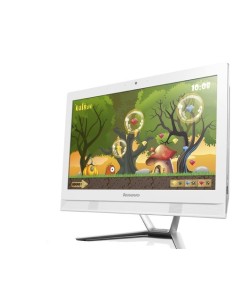 Lenovo C40-05 AMD E 54,6 cm (21.5") 1920 x 1080 Pixel 4 GB DDR3L-SDRAM 500 GB HDD PC All-in-one Windows 8.1 Bianco