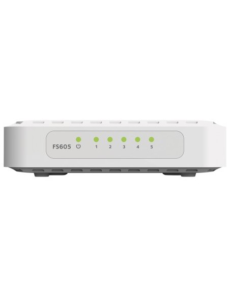 Netgear FS605 Fast Ethernet (10 100) Bianco