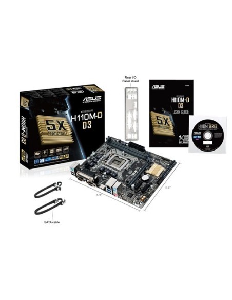 ASUS H110M-D D3 Intel® H110 LGA 1151 (Presa H4) micro ATX