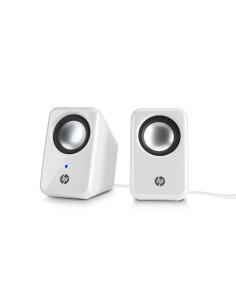 HP Multimedia 2.0 Speakers Argento, Bianco Cablato