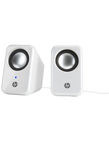 HP Multimedia 2.0 Speakers Argento, Bianco Cablato