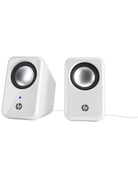 HP Multimedia 2.0 Speakers Argento, Bianco Cablato