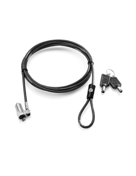 HP Ultraslim Keyed Cable Lock cavo di sicurezza Nero 1,8 m