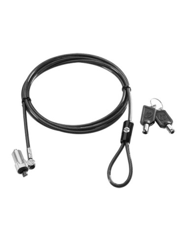 HP Ultraslim Keyed Cable Lock cavo di sicurezza Nero 1,8 m
