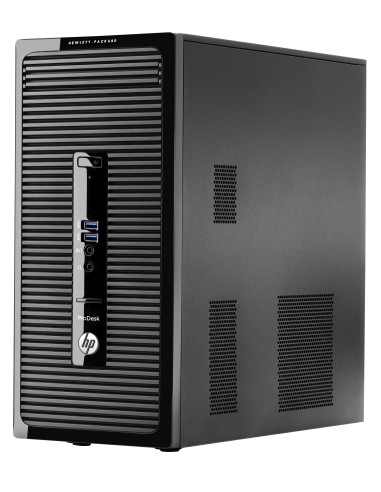 HP ProDesk 405 G2 DDR3-SDRAM A8-6410 Micro Tower AMD A8 4 GB 500 GB HDD Windows 7 Professional PC Nero