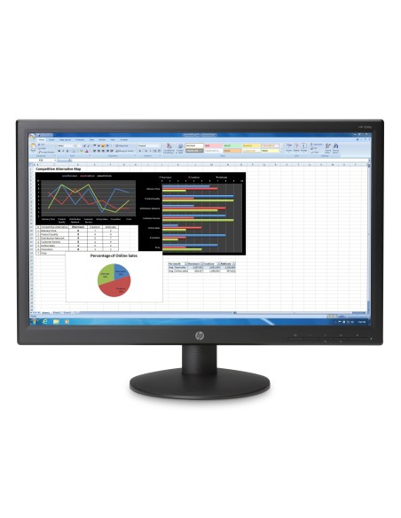 HP V241p 59,9 cm (23.6") 1920 x 1080 Pixel Full HD Nero