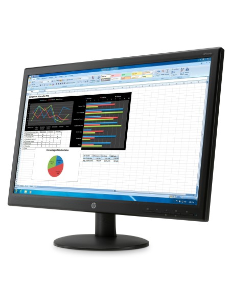 HP V241p 59,9 cm (23.6") 1920 x 1080 Pixel Full HD Nero