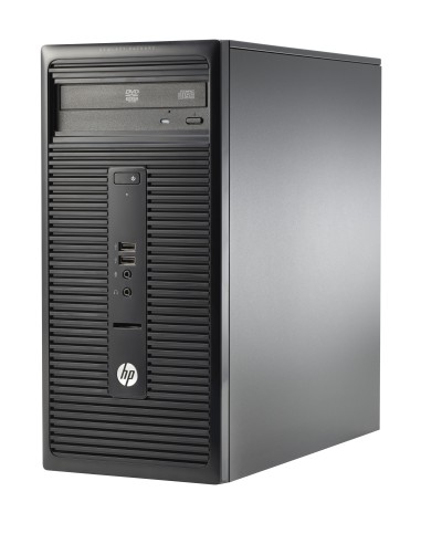 HP 280 G1 DDR3-SDRAM i3-4160 Micro Tower Intel® Core™ i3 4 GB 500 GB HDD Windows 7 Professional PC Nero