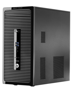 HP ProDesk 400 G2 MT DDR3-SDRAM i3-4160 Micro Tower Intel® Core™ i3 4 GB 1000 GB HDD Windows 7 Professional PC Nero 2
