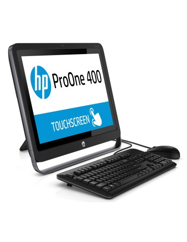 HP ProOne 400 G1 Intel® Core™ i5 54,6 cm (21.5") 1920 x 1080 Pixel Touch screen 4 GB DDR3-SDRAM 500 GB HDD PC All-in-one