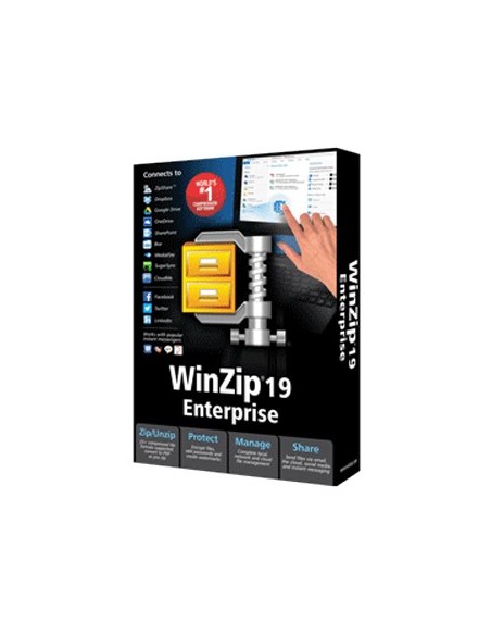 Corel WinZip 19 Ent, Upg Lic Maint 1yr ML 2-49 Multilingua 1 anno i