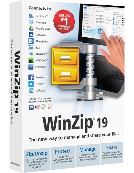 Corel WinZip 19 Stnd, Lic ML 200-499