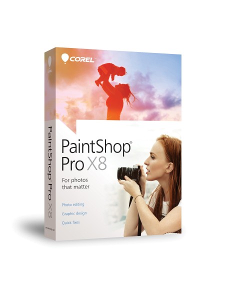 Corel PaintShop Pro X8 1 licenza e