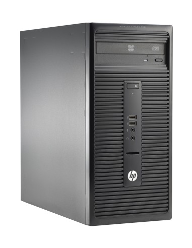 HP 280 G1 DDR3-SDRAM i3-4160 Micro Tower Intel® Core™ i3 4 GB 500 GB HDD Windows 7 Professional PC Nero