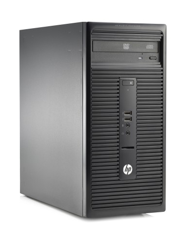 HP 280 G1 DDR3-SDRAM i3-4160 Micro Tower Intel® Core™ i3 4 GB 500 GB HDD Windows 7 Professional PC Nero