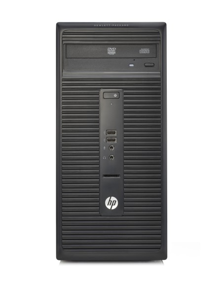 HP 280 G1 DDR3-SDRAM G3250 Micro Tower Intel® Pentium® G 4 GB 500 GB HDD Windows 7 Professional PC Nero