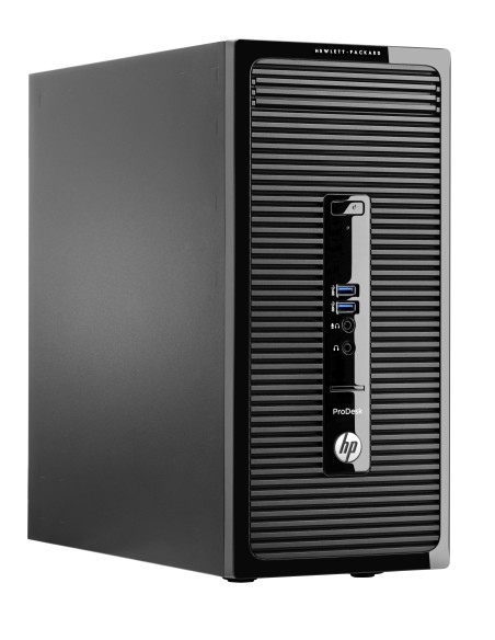HP ProDesk 400 G2 MT DDR3-SDRAM i5-4590S Micro Tower Intel® Core™ i5 8 GB 1000 GB HDD Windows 7 Professional PC Nero