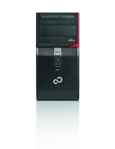 Fujitsu ESPRIMO P556 DDR4-SDRAM G4400 Micro Tower Intel® Pentium® G 4 GB 500 GB HDD FreeDOS PC Nero, Rosso
