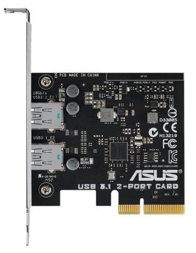 ASUS USB 3.1 Type-A scheda di interfaccia e adattatore Interno USB 3.2 Gen 1 (3.1 Gen 1)