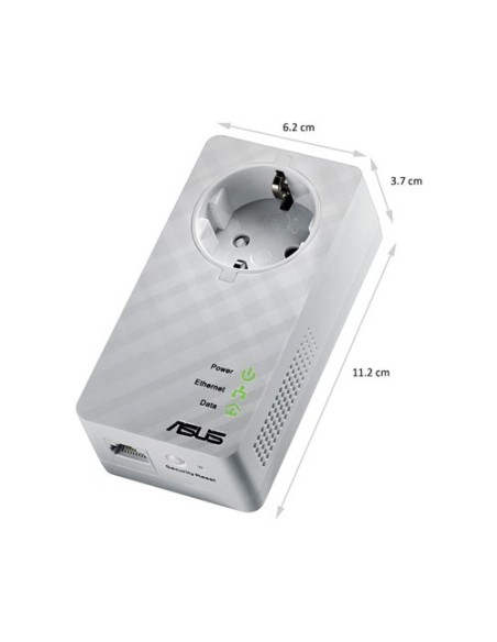 ASUS PL-E52P DUO 600 Mbit s Collegamento ethernet LAN Bianco 2 pz