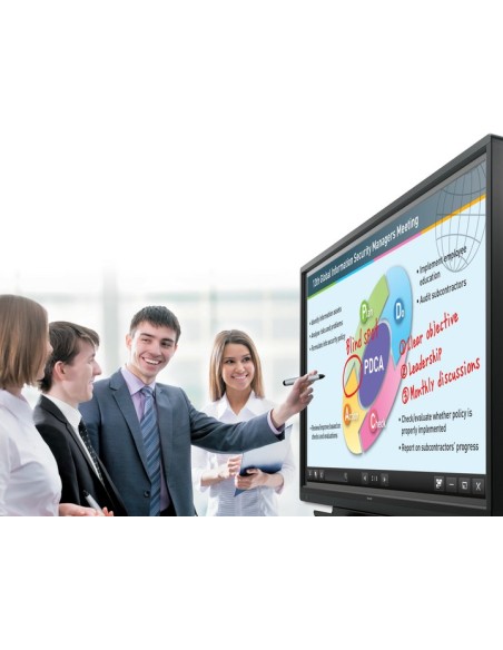 Sharp PN-70TA3 monitor touch screen 177,8 cm (70") 1920 x 1080 Pixel Multi-touch Multi utente Nero