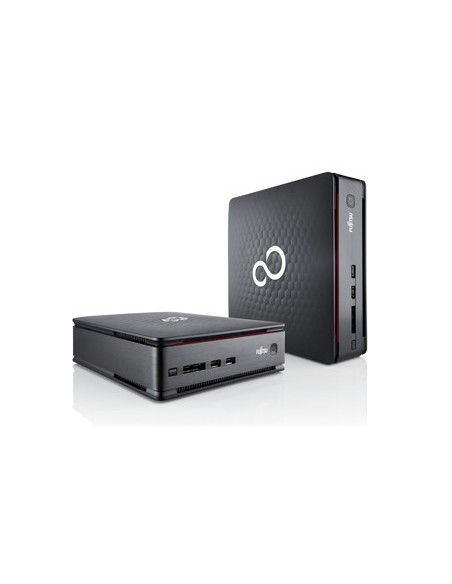 Fujitsu ESPRIMO Q520 DDR3-SDRAM i3-4170T mini PC Intel® Core™ i3 4 GB 500 GB HDD Windows 7 Professional Nero