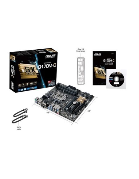 ASUS Q170M-C CSM Intel® Q170 LGA 1151 (Presa H4) micro ATX