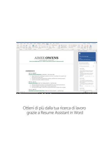 Microsoft Office 365 Personal 1 licenza e 1 anno i ITA