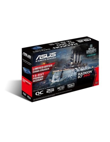 ASUS R7360-OC-2GD5 scheda video AMD Radeon R7 360 2 GB GDDR5
