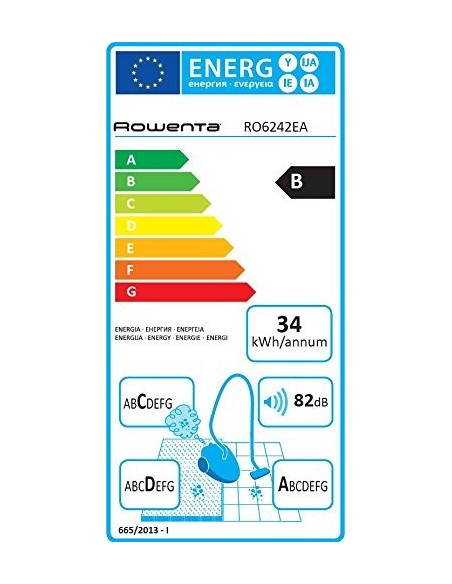 Rowenta RO6242EA aspirapolvere a traino 2,75 L A cilindro Secco 1000 W Senza sacchetto