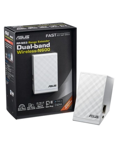 ASUS RP-N53 moltiplicatore di rete Ricevitore e trasmettitore di rete Bianco