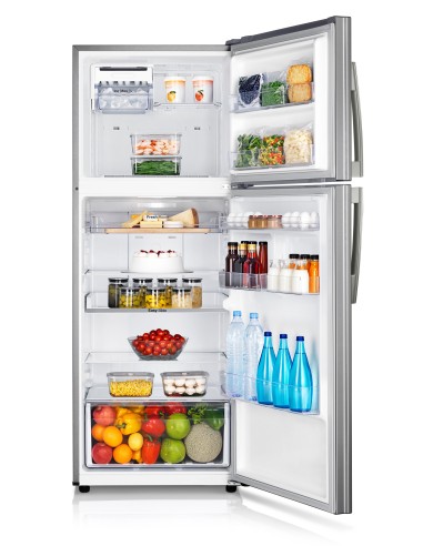 Samsung RT38FDJACSP frigorifero con congelatore Libera installazione 385 L Platino, Acciaio inossidabile