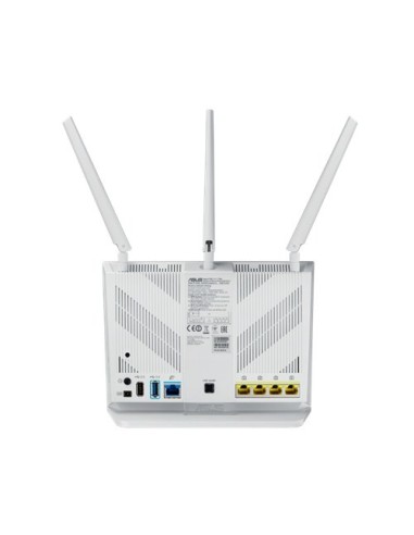 ASUS RT-AC68U router wireless Gigabit Ethernet Dual-band (2.4 GHz 5 GHz) 4G Bianco